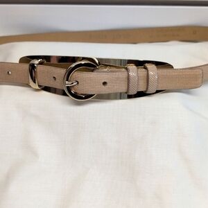 Per Se Elegant Gold buckle leather belt Size M  NWOT